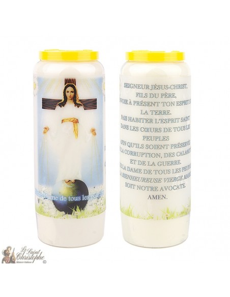 Velas De La Novena De Nuestra Se Ora De Todos Los Pueblos Piezas