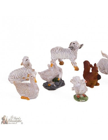 Figurines d'animaux miniatures pour enfants 15 pièces