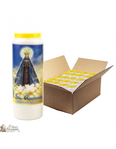 Novena kaarsen aan de Maagd Maria van Aparecida - 20 stuks