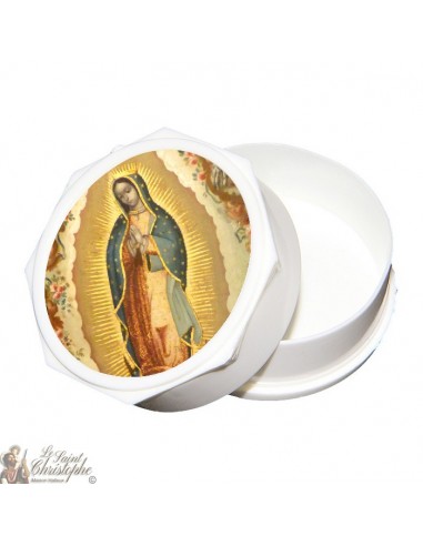 Caja de rosario Virgen de Guadalupe