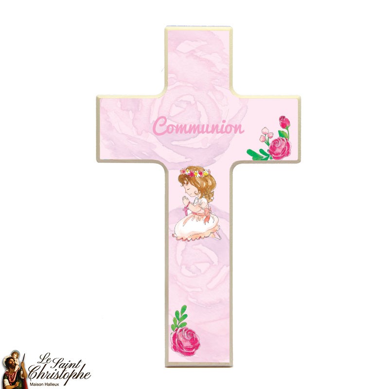 Wooden Cross For Girl Communion