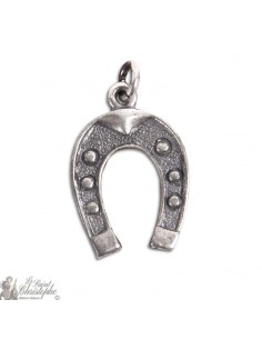 925 Sterling Silver Lucky Horseshoe Pendant  