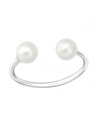Ring pearl pearls - silver 925