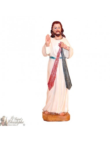 Standbeeld van Barmhartige Jezus Christus - 20 cm