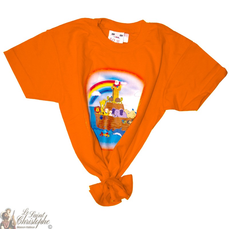 t shirt enfant orange