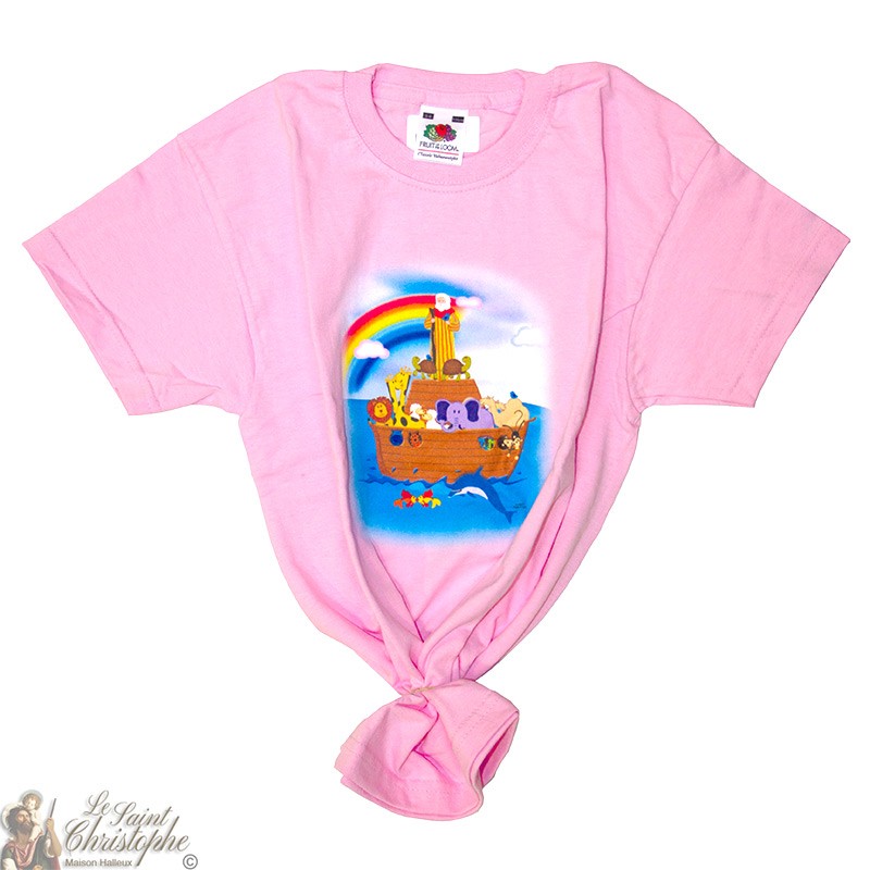 t shirt enfant rose