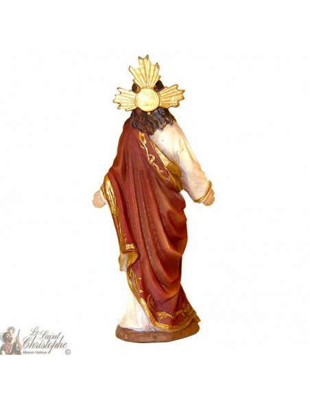 Statue of Jesus Sacred outlet Heart cm 30 (11.81 inches) with bright halo, in marble resin pearl decoration of Italian craftsmanship