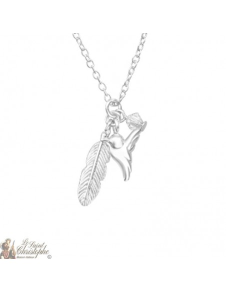 Hand Made Fine Silver Bird Necklace from Mexico - Hummingbird Secrets |  NOVICA