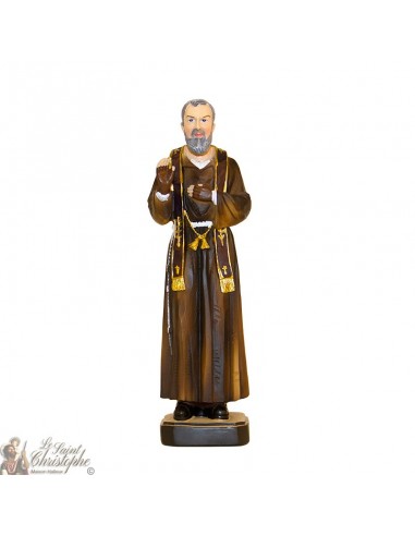 Statua in resina di Padre Pio - 20 cm