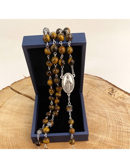 Wood 30 bead Prayer Rope – Large Beads, 5 colors – Holy Archangel Candles