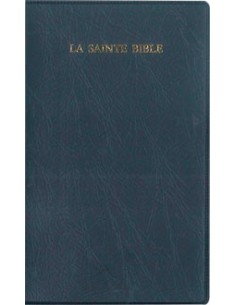 The Holy Bible Louis Segond 1910 Large characters without tabs - Sky black  gilt