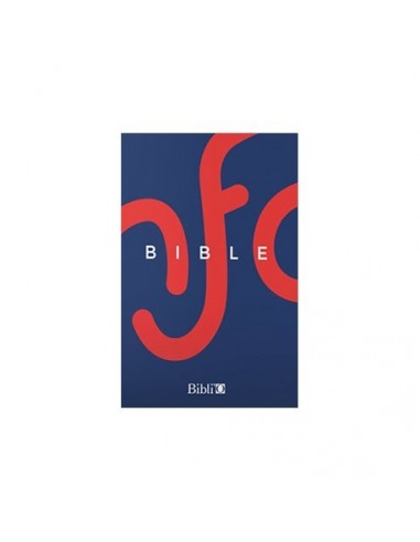 La Bibbia in francese attuale - NFC, rigida blu, con DC e note