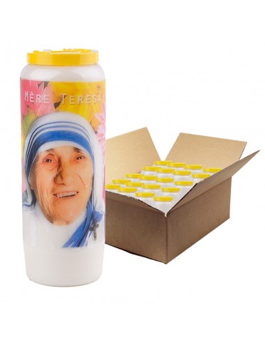 Noveenkaars voor Moeder Teresa - doos van 20 stuks