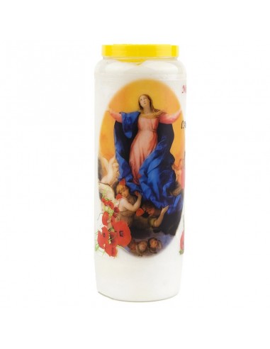 Candela della Novena alla Madonna Assunta