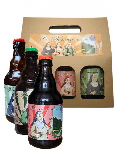 Caja de cervezas artesanales La Banneusienne 3 x 33 cl (3 sabores)