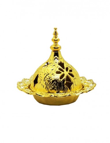 Small gold-plated incense burner - Point