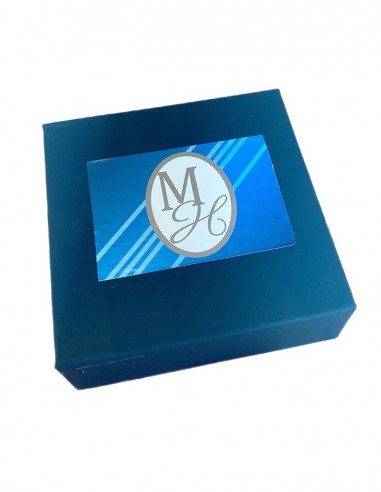 Caja de regalo para joyas - azul marino