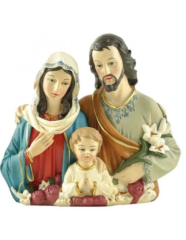 Sainte Famille Statue Buste - 11 cm | Décoration Spirituelle