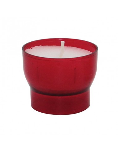 Scatola di 300 piccole candele rosse - Lunga durata