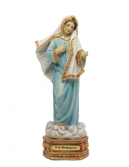 Bottiglietta acquasanta statua Madonna di Lourdes