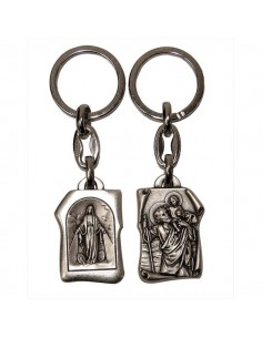 Porte-clés Saint Christophe - Le saint patron des voyageurs - Cadeau unique  