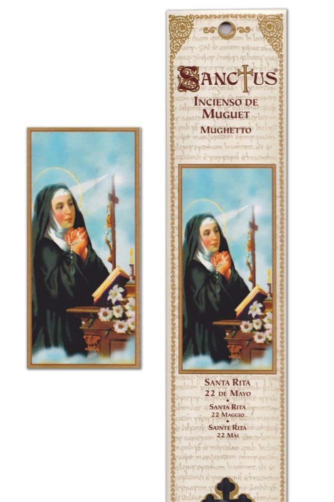 Pocket Incense Sainte Rita 15 Pc