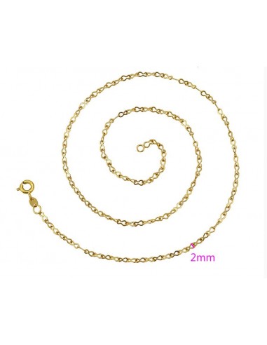 Gold plated chain 24 k - 50 cm